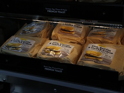 Love's-branded sandwich in open cooler